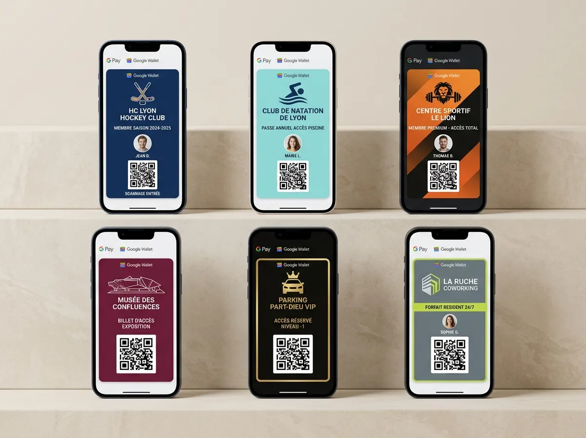 Pass Wallet personnalisés aux couleurs de chaque client